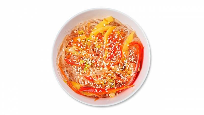 Фунчоза с овощами