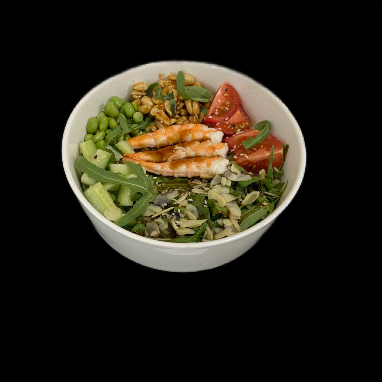 Поке боул с креветками