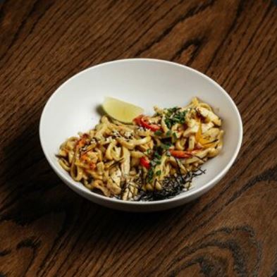 Удон с курицей