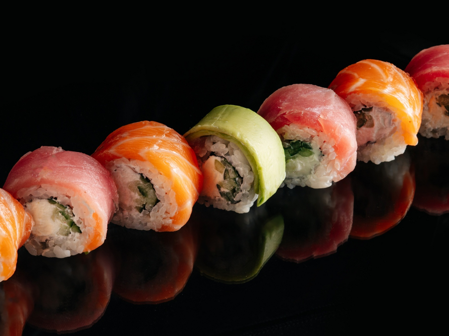 Ролл радужный