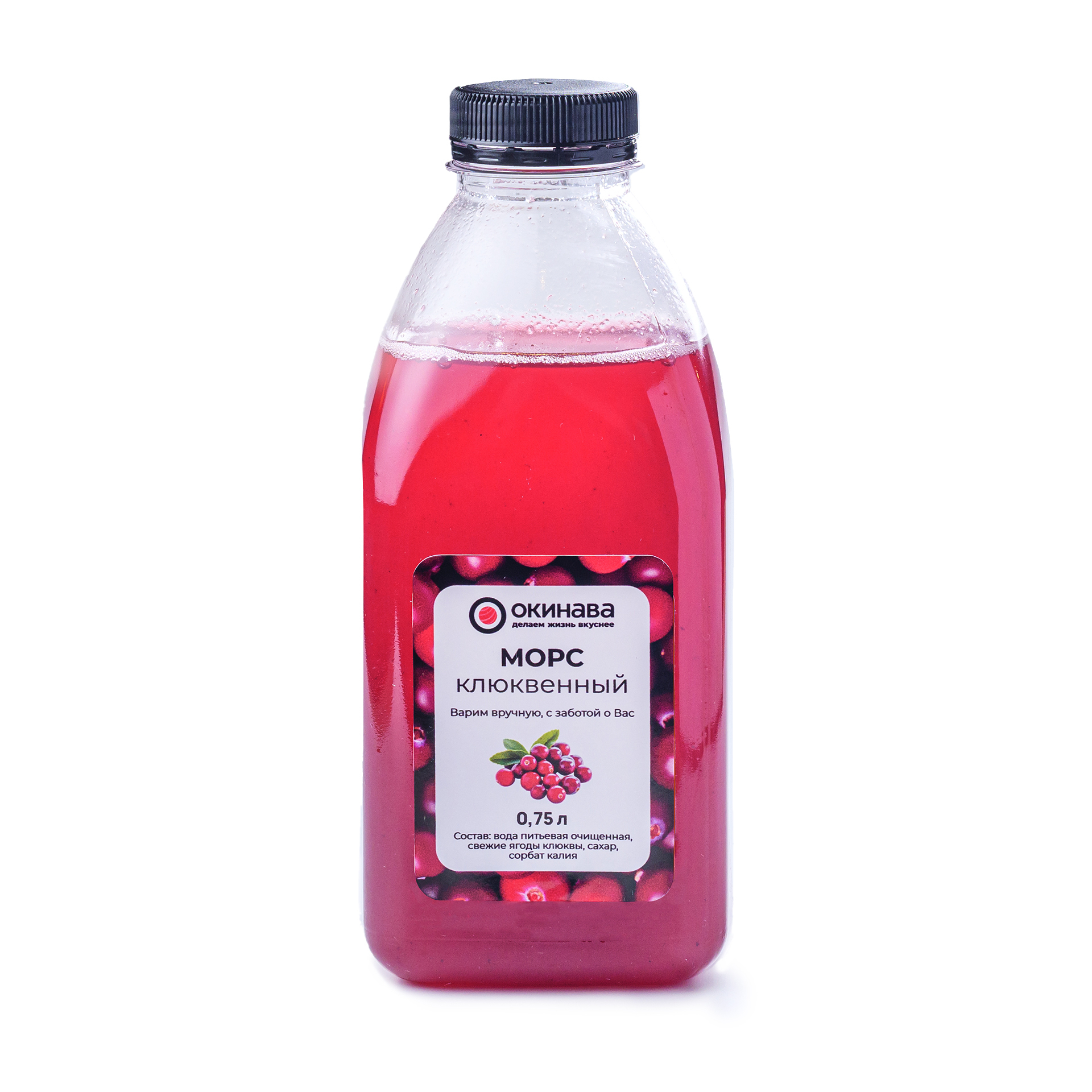 Морс клюквенный 0,75