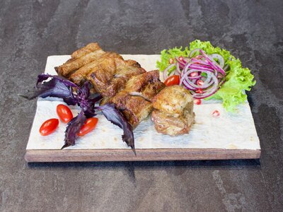 Шашлык из свиных ребер