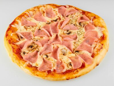 Пицца ветчина и грибы большая