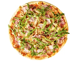 Пицца с  курицей и беконом