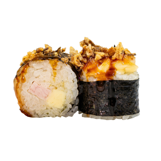 Ролл запечённый с окороком и сыром