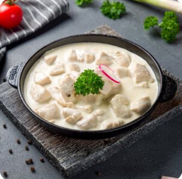 Куриная грудка в слив. соусе