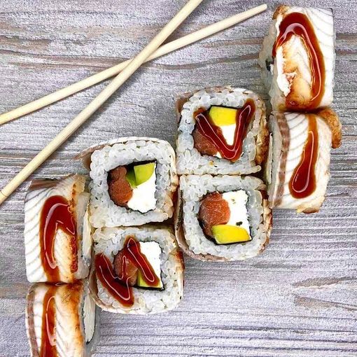 Угорь & Лосось 8 шт