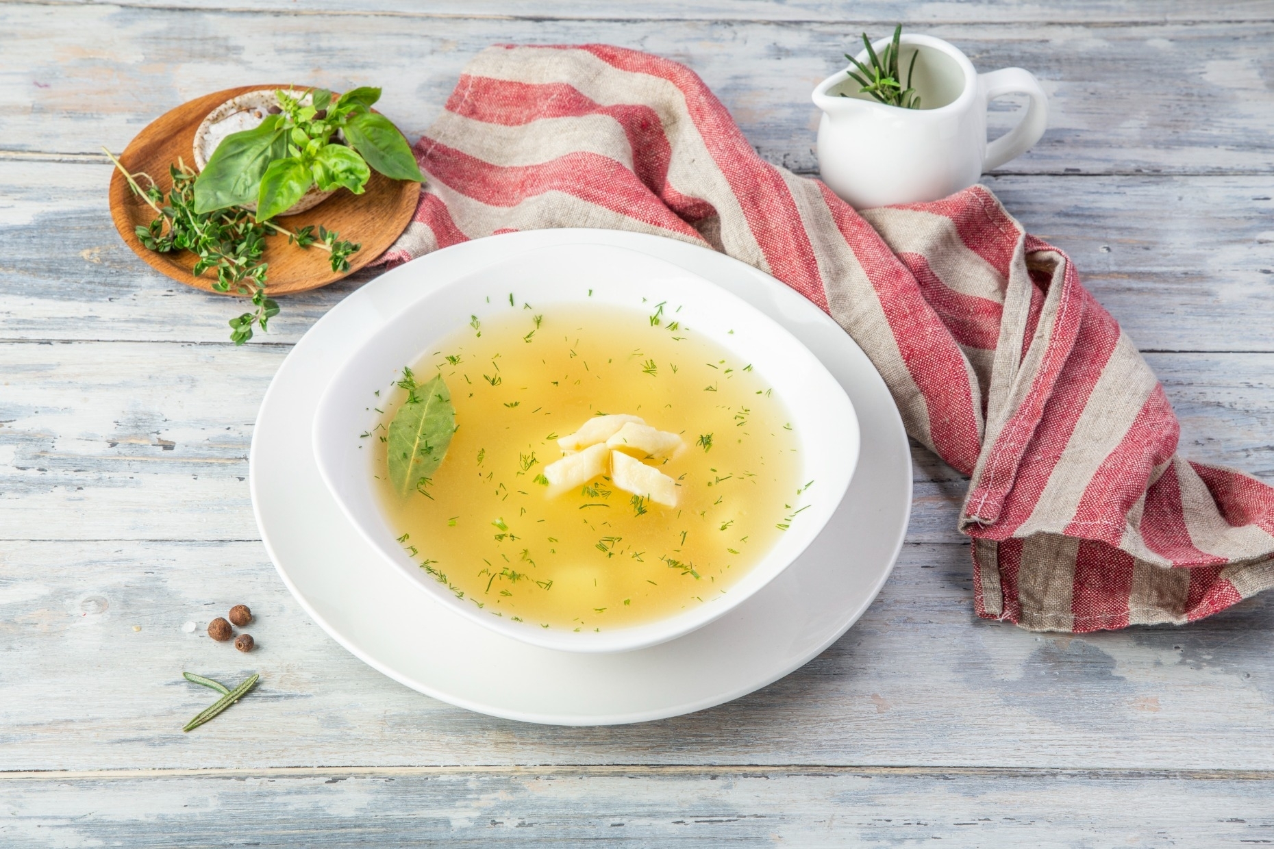 Суп с клецками