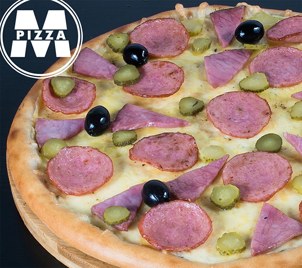 МПицца С МЯСОМ И ОГУРЧИКАМИ (Помпеи)38см
