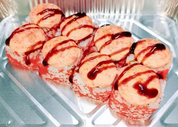 Запеч ролл с Лососем 200гр