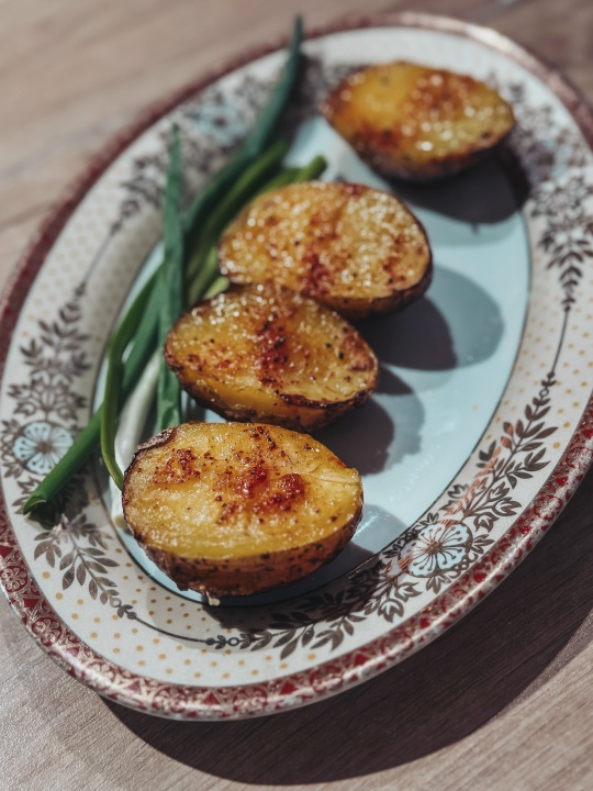 Картофель на мангале