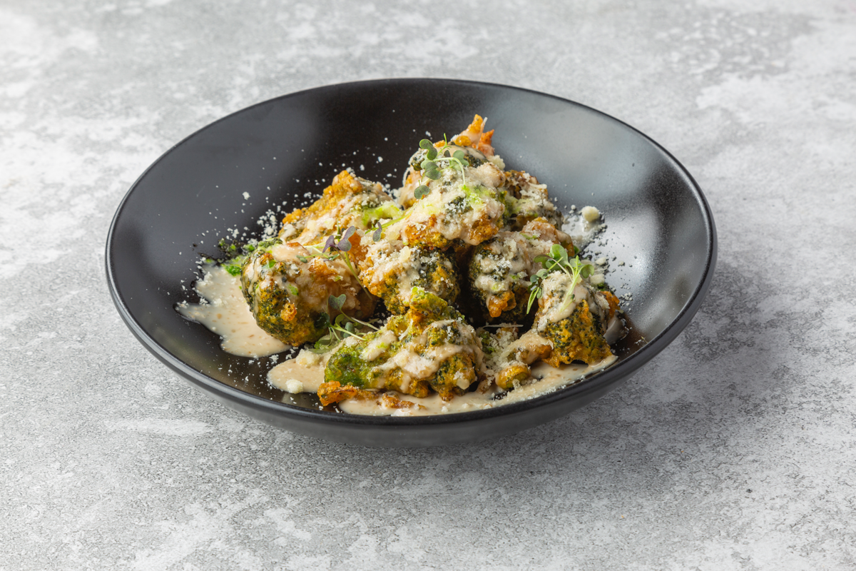 Хрустящая брокколи в темпуре