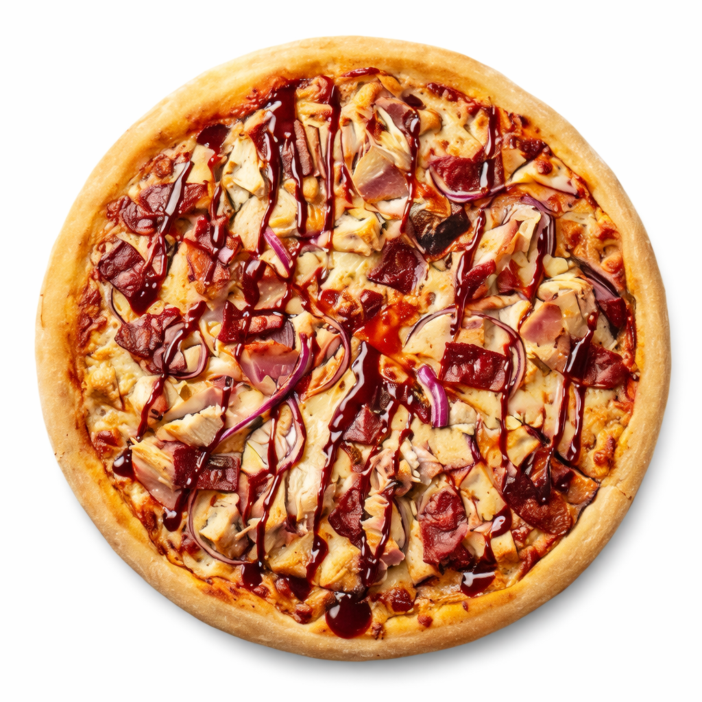 BBQ с копченой курой и беконом