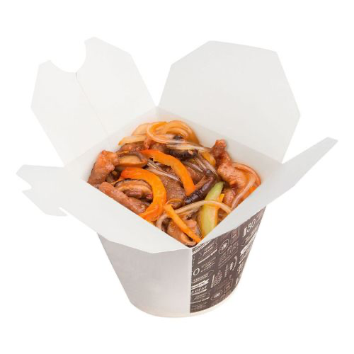 Харусаме со свининой, соус цую