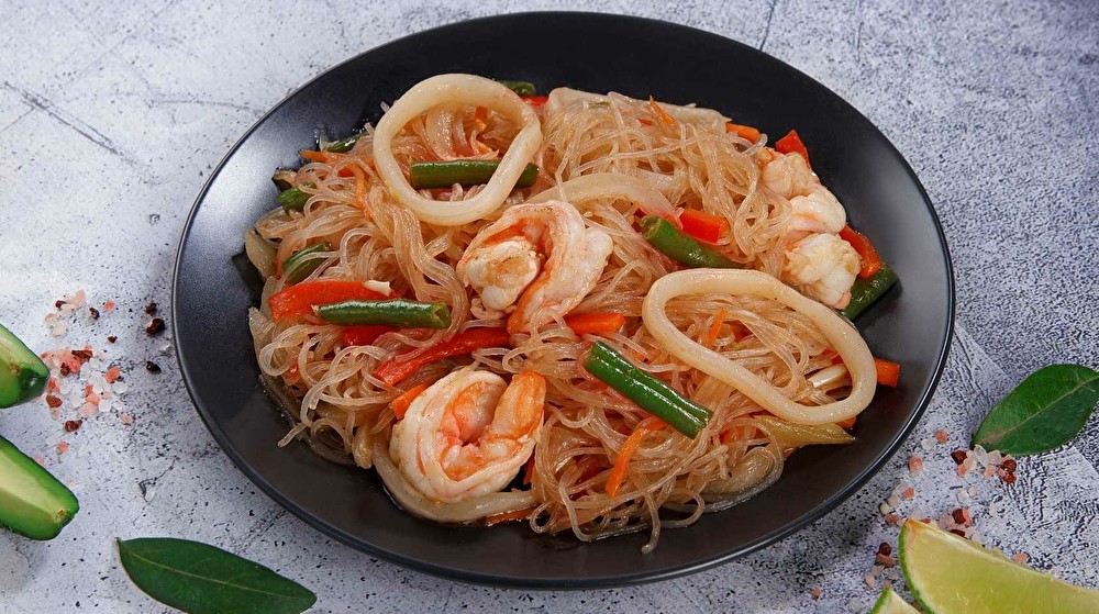 Фунчоза с морепродуктами