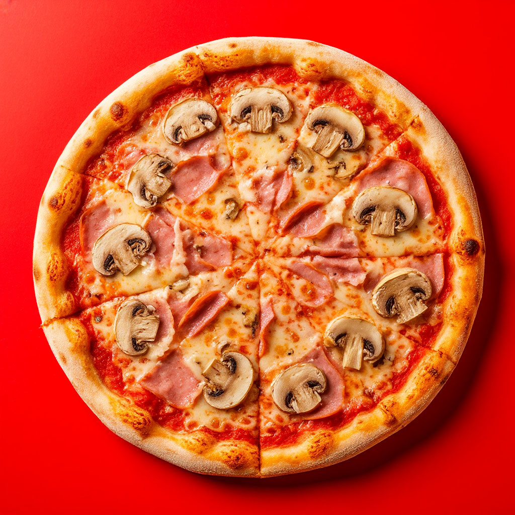 Пицца Ветчина-Грибы 33 см