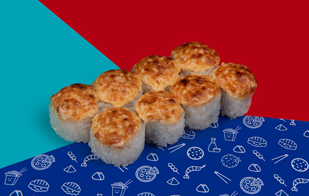 Запечённый нежный краб