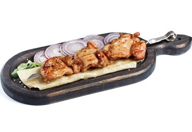 Шашлык из куриного окорока