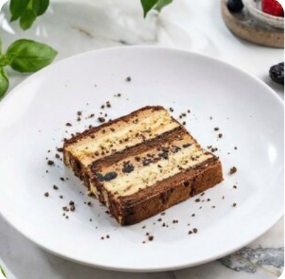 Торт с карамельным кремом и черносливом (без сахара)