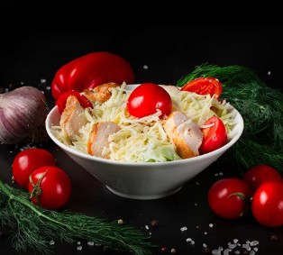 Салат «Цезарь» с курицей