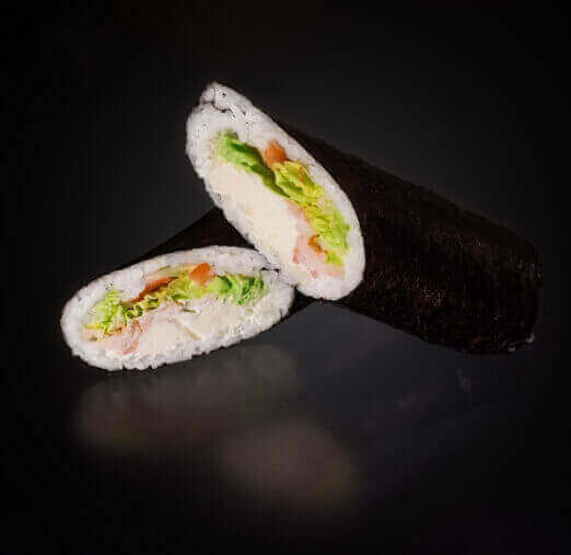 Суши цезарь ролл с курицей