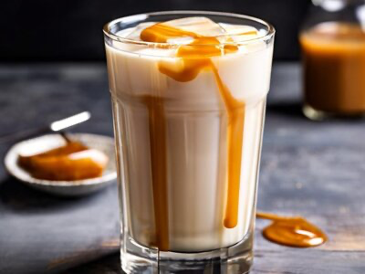 Молочный коктейль двойная карамель 500 мл