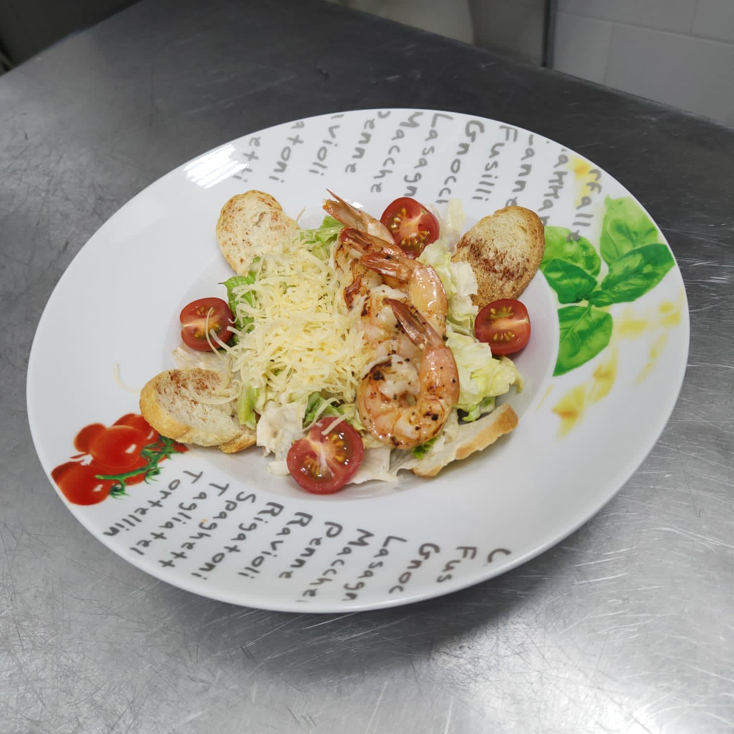 Цезарь с креветками
