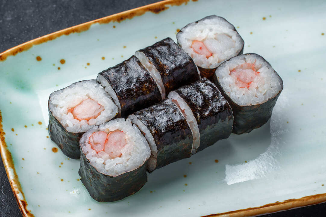 Маки с креветкой