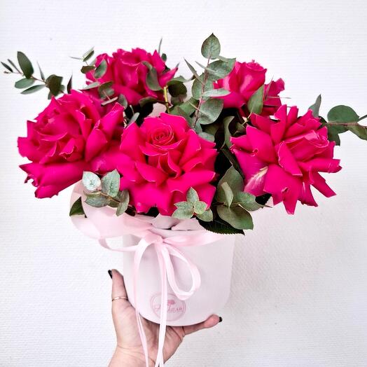 Композиция «Моя дорогая» из французских роз