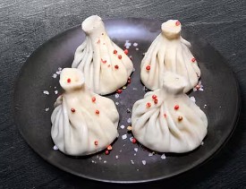 Хинкали с гребешком