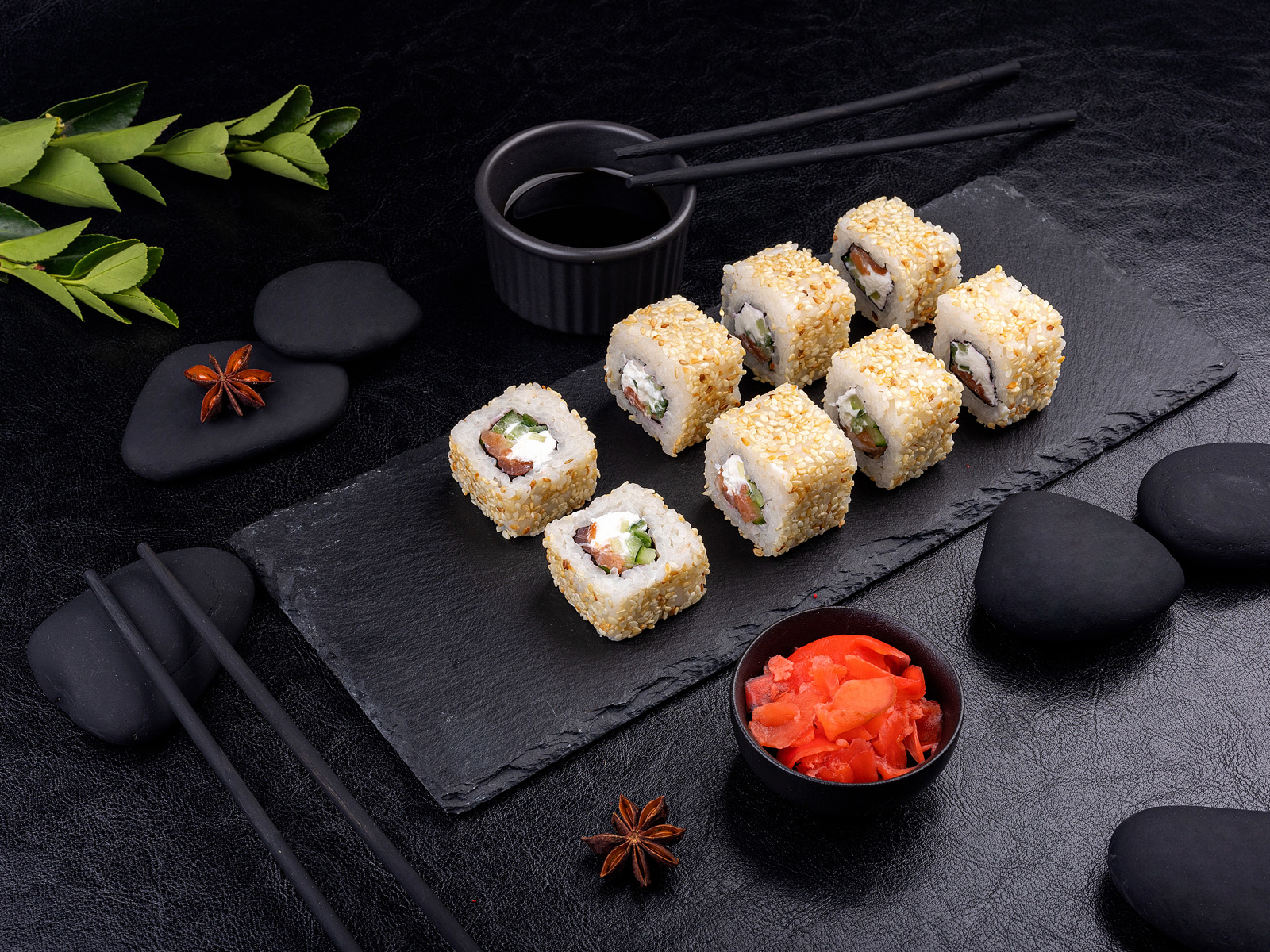 Ролл Филадельфия снежная