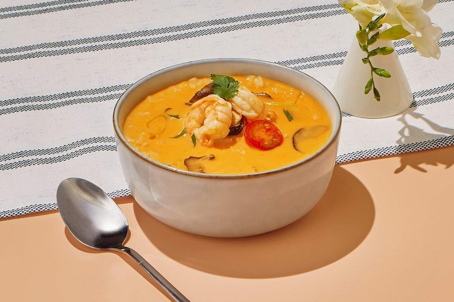 Том Ям с креветками