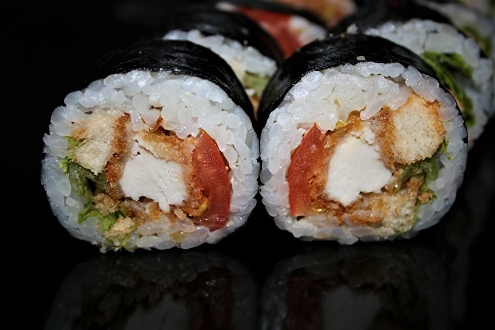 Ролл Цезарь с курицей