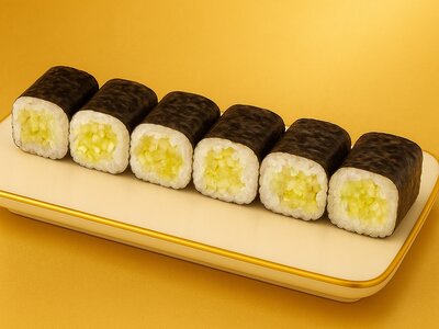 Маки-ролл с такуаном