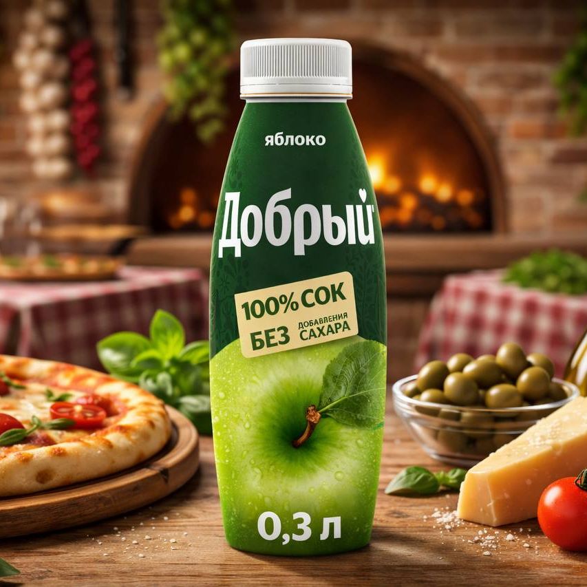 Сок Добрый 0,3 яблочный