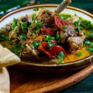 Хашлама (ягненок), хлеб