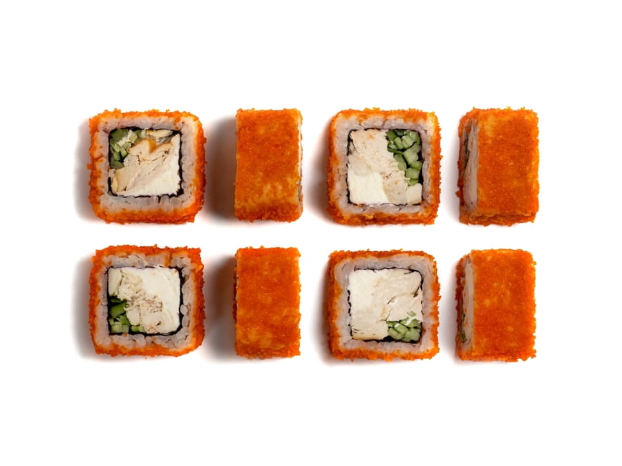 Ролл Калифорния с курицей