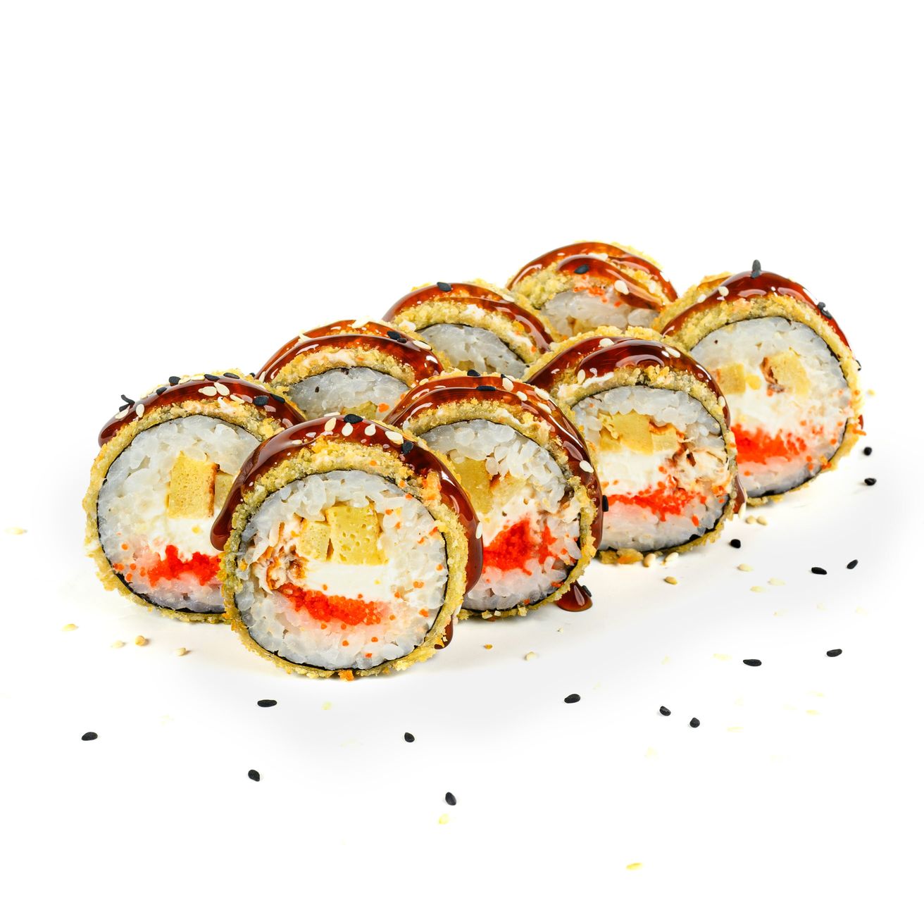 Жареный с угрем 8 шт