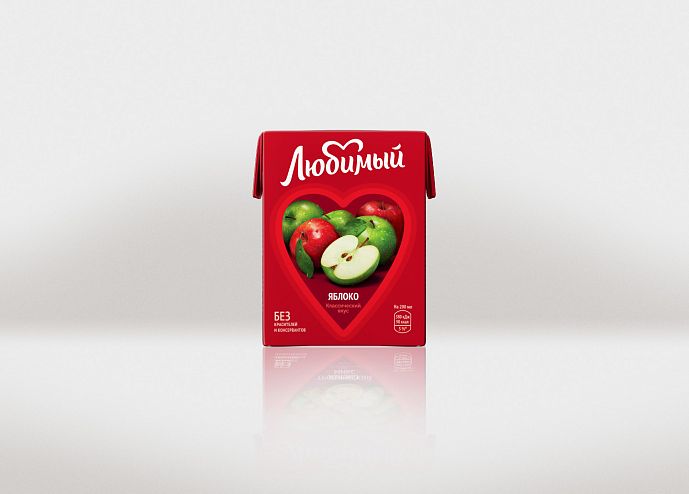 Сок «Любимый» яблоко 0.2