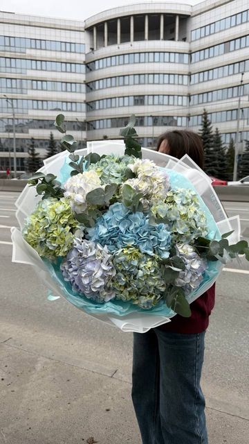 Букет «Облачко гортензий»