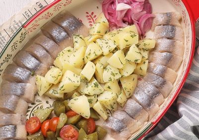 Сельдь с картофелем