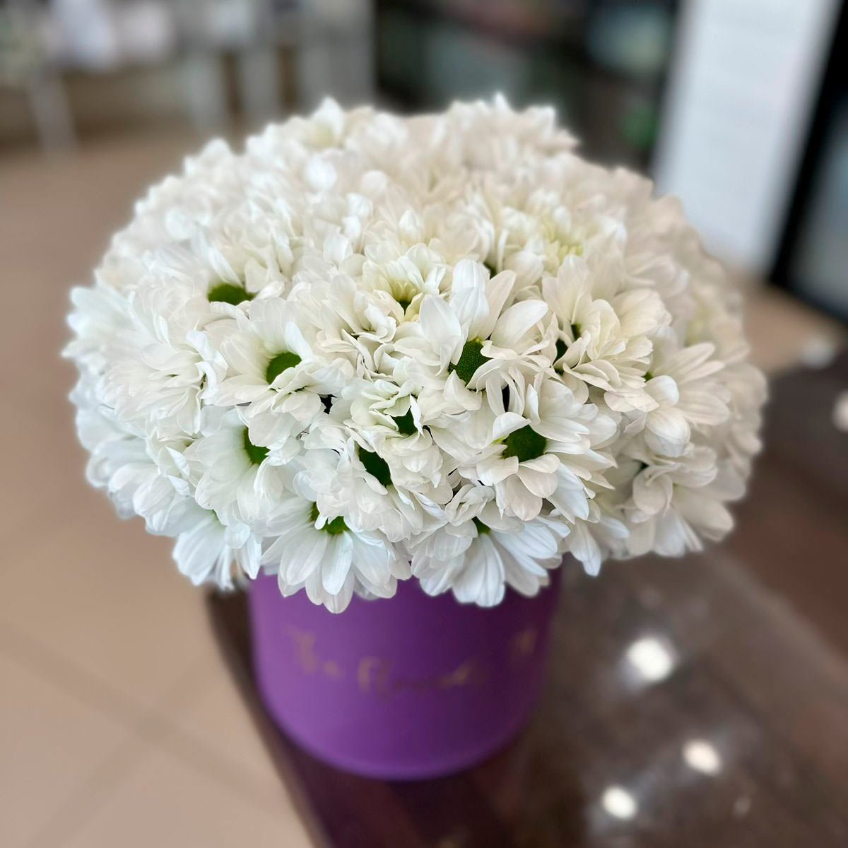 Коробочка с ромашками (хризантемами), Арт. 420 (предзаказ)