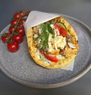 Пита с куриным шашлыком