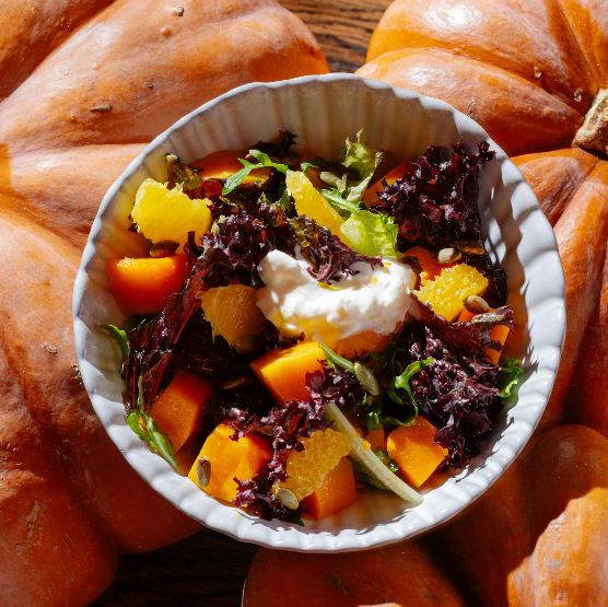 Салат с тыквой