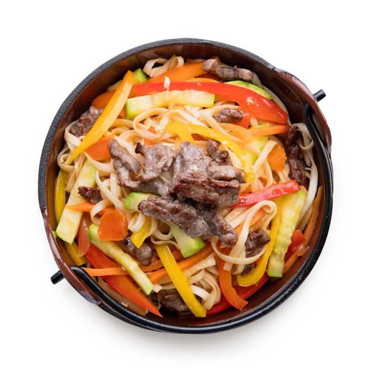 Лапша "WOK" с говядиной