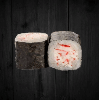Классический ролл с крабом