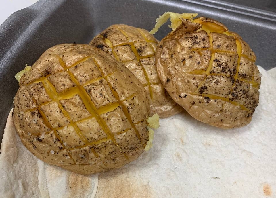 Картофель на мангале