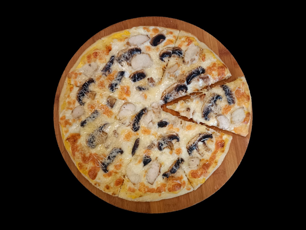 Пицца «Курица грибы чиз»