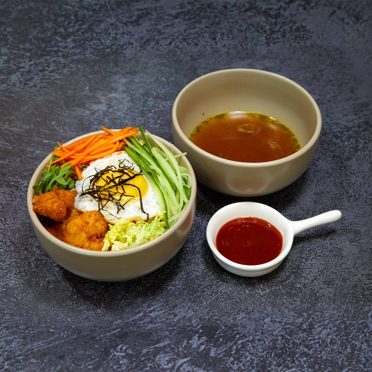 Пибимпаб с креветкой