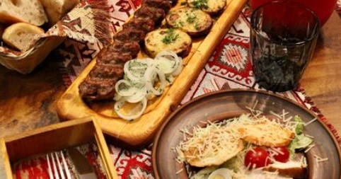 Гриль-ланч с люля-кебабом